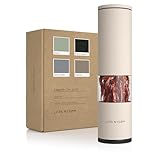 LARS NYSØM Chilimühle mit Edelstahl Schneideblatt von Grob bis Fein I Design Gewürzmühle (Almond Beige)
