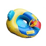 HONMEET 2 Stücke Aufblasbare Für Runder Pool Float Sitz Mit Inflator Ideal Für Spaß Im Wasser Und Im Schwimmbad Für Sicheres Spielen Und Entspannen