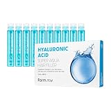 FarmStay Hyaluronsäure Super Aqua Haarfüller – Keratin und Hyaluronsäure Haarkur – Haarverdichtungsprodukte – 10 Stück