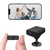 FJJVFF Mini Kamera-4K HD Kleine Kamera-WLAN Mini-Kamera Live Übertragung Handy APP, WiFi Camera mit Magnetische, Mini Camera mit Nachtsicht und Bewegungserk