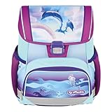 Herlitz® Schulranzen Loop | Kinder Organizer für Schüler Kinder | Steifer Rücken | Unisex | Schultasche am Rücken | Geräumiger Strapazierfähiger Schulrucksack | Ocean in Heaven, multicoloured, M