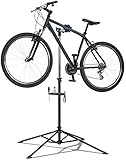 Crivit Fahrrad E-Bike Montageständer Reperaturständer Traglast 30kg Fahrradmontageständer Höhenverstellbar aus Stahl/Aluminium