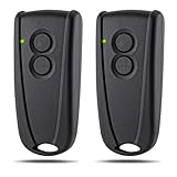 pepape 2 Stück Garagenöffner-Fernbedienung für EcoStar RSC2-433 RSE2-433, Tor Handsender für Hormann EcoStar Liftronic 500/700/800 für Portronic D2500/D5000/S4000