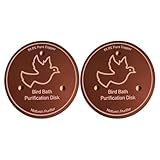 Vogeltränke aus Kupfer – Wasserschale für den Außenbereich, Garten-Vogelbecken, dekoratives Hinterhof-Feature mit Metallschale mit wildtierfreundlichem Design und elegantem Terrassen-Akzent, antiker