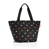 reisenthel shopper M in Dots – Geräumige Shopping Bag und edle Handtasche in einem – Aus wasserabweisendem Material