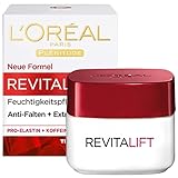 L'Oréal Paris Anti Aging Augenpflege für eine straffe Augenpartie, Gegen Augenringe und Tränensäcke, Mit belebendem Koffein und Pro-Elastin, Revitalift, 1 x 15 ml