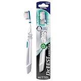 Dr.BEST Vibration multi expert Zahnbürste, Mittel (1 Stück), für eine gründliche 3-Zonen-Reinigung mit der Kraft von 20.000 Vibrationen pro Minute
