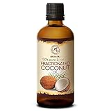 Kokosöl Fraktioniert 100ml - Cocos Nucifera Oil - Reines & Natürliches Coconut Öl - Basisöl - Flüssig - Geruchlos - Intensive Pflege für Gesicht - Körper - Haut - Haare - Massageöl - Kosmetik