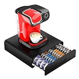 64 Kapselhalter für Tassimo Kapseln Aufbewahrung, Metall Kapselspender, Stapelbarer Kapsel Organizer, Praktischer Kapseln Halterung, Kapseltänder für Tassimo Maschin