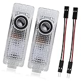 Anrbb Autotür LED Projektorlicht, 2 Stück Auto Logo Türbeleuchtung mit LED, Autotür licht projektor Marken logo, kompatibel mit 1, 2, 3, 4, 5, 6, 7, X1-5, Auto Eingang beleauchtung zubehör
