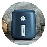 Air Fryer 4.2L Fritteuse Multifunktionale Großraumfritteuse Ölfreie Friteuse Intelligente elektrische Fritteuse (Color : Blue, Size : 4.2L)