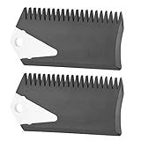 Alomejor Surf Wax Comb, 2 Stück PVC Surfbrett Wachskamm Entferner Reiniger Entferner Wartung Werkzeug für Surfbrett Skimboard Longboard Surfen