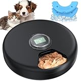 Futterautomat Katze Nassfutter Katzenfutter Automat: Futterspender Katze - Nassfutterautomat für Katzen Kabellos - Katzen Futterautomaten Kuehlung - Automatischer Futterspender Hund mit Akku Timer