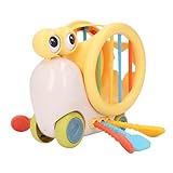 Schnuraktivitätsspielzeug, Formsortierer für die Gehirnentwicklung, Pädagogisches Schnurspielzeug für (Yellow)