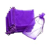 Healifty 100st Gazebeutel Mit Kordelzug Tragbare Aufbewahrungstasche Tasche Mit Kordelzug Amerikanische Snacks Karten Sitzsack Taschen Die Einkaufstasche Kraftpapiertüte Stoff Violett