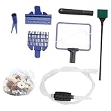 Kisangel 1 Satz Aquarium Wasser wechsel Set Filter für Aquarien Wechsler Aquarienpflanzen Entfernung Vakuum Aquarium-Siphon Aquarium Sandreiniger Aquarienfilter saubereres Werkzeug Plastik