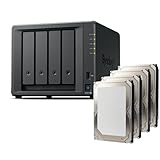 Synology Diskstation NAS DS1525+ 90TB Bundle Bestpreis Festplatten (5X 18TB) 5 Bay Plus Serie mit Ryzen R1600, 8GB Ram