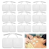Elektroden Pads,Elektroden-Nachkaufset,Elektroden,Elektroden Gerät,Elektroden,Wiederverwendbar Selbstklebenden Elektroden Pads,Wiederverwendbar Pigtail Klebe-Elektroden,Klebe Elektroden,5x5 cm 20pcs
