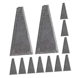 Warmhm 20 Stück Teiliges Keil Hochfestem Stahl für Werkzeugverstärkung Robust und Langlebig Geeignet für Hammerstiele Axtkeile und Schreinerarbeiten Einfache Handhabung für Stabile