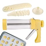 Plätzchenpresse zum Backen, Plätzchenherstellungsmaschine, Spritz-Plätzchenpresse, Backzubehör für Plätzchen, Cupcakes, Churros, Schokolade