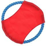 YARNOW Bissfeste Weiche Hundefrisbee aus Robustem Material Leichtes Trainingsspielzeug für Golden Retriever Samojeden und Huskys Outdoor Apportierscheibe für Aktives Zufällige Farbe