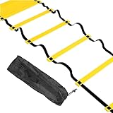 Fußball-Trainingsleiter – Konditionierungsleiter, Gleichgewichtstrainingsgerät, Trainingsleiter, Übungsgerät, Outdoor-Freizeitzubehör, Fußball-Agility-Leiter für Erwachsene, Fußball, Training