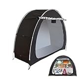 Aufbewahrungsschuppen für Fahrrad: Kompaktes, wasserdicht, für Fahrräder, tragbar, staubdicht, für Reise, Camping, Garten |