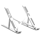 HOMSFOU 1stk Laptopständer Laptop Kühlständer Klappbarer Schreibtischständer Für Laptop Notebook-ständer Silver