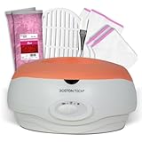 ParaffinLux Paraffinbad für Hände von Boston Tech® | Linderung von Muskelschmerzen und Arthritis | Hydratisiert, macht die Haut weich und revitalisiert sie | Kapazität 3L + 2 Wachsblöcke + Zubehör