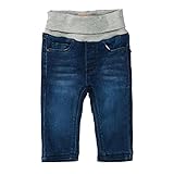 Staccato Thermojeans Baby Unisex - gefüttert, warm, kuschelig, Pull On, elastisch, strapazierfähig - Mid Blue Denim, Größe 68-86 (74, Mid Blue Denim)