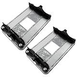 2 Stück Backplate für AM4, AM4 Backplate Iron Plate CPU Kühlkörperhalterung Backplane Backplate Back Sheet Zubehörwerkzeug, CPU-Lüfterhalterung Kühlkörper für AM4 AMD B350 X370 X470 A320 Motherboard