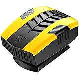 Feeshoppher 12 V Fahrzeug-Heizlüfter mit PTC-Technologie für schnelle 1800 W Heizleistung, doppelte Temperatureinstellung und 360-Grad-Drehung zum Auftauen von Windschutzscheiben und zum Wärmen von