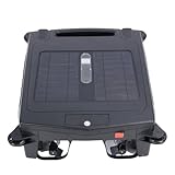 Garosa Solarpool -Reiniger Roboter Automatisch Wiederaufladbar Kabellos Roboterpool -Reiniger mit 5 Stunden Laufzeit und Flachem Wasserschutz für die Reinigung der (EU-Stecker)