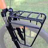 Stahl Fahrradträger Für Mountainbikes - Vorne 25kg, Tourengepäck Picknick Gepäckträger