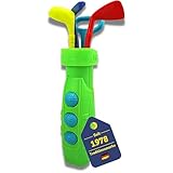 BEST SPORTING Golf-Set Kinder I 13-teiliges, buntes Minigolf für Zuhause I mit Golflöcher, Golf-Schläger & Golfbällen I hochwertiges Mini Indoor Golf I Kinder-Spielzeug I inkl. Golf-Bag