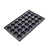Alipis 1stk Backgeschirr Backformen Antihaftbeschichtet Jumbo Antihaft-grillplatte Waffeleisen Eierpfanne Mini-cheesecake-pfanne Bausatz Mini-pfannkuchenmacher Gestell Wok Aluminium Black