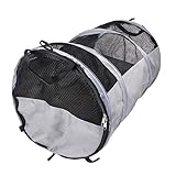 ANPIOX Autoschondecken für Hunde wasserdichte Haustierenträger Hund Tragetasche Faltbare Atmungsaktive Zelt Auto Tasche Rücksitz Kissen Pet Supplies Hunde Autoschondecke (Color : Gray, Size : 1)