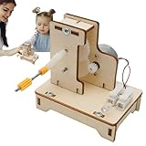 STEM-Generator-Kit – 1,77 x 2,76 x 2,95 Zoll Lernspiele, Bauspielzeug, Innovation fördern, Lernspielzeug, Holzgenerator, STEM-Spielzeug, Wissenschaftsspielzeug, Feinmotorikspielzeug, Bauprojekte für K