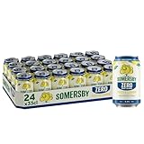 Somersby ZERO 0,0% Yuzu & Lemon 0,0% Cider 0,33 l Dose| 24 Dosen alkoholfreier, Zero Alcohol, Zero Sugar, Zero Calories, 100% erfrischender (24 x 0,33 l)