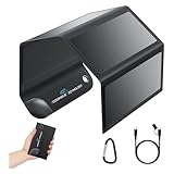 Ecosonique 8W Solar Ladegerät für Handy mit 5V USB-C, Faltbar klein Solarpanel für Telefone Smartwatches Ventilatoren Taschenlampen Kleine Powerbanks, Wandern Outdoor