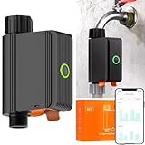 Intelligentes Wasserventil, G3/4 Smart Bewässerungsregler für Zigbee 3.0, Wasserdicht, Sprinklersteuerung, Automatisierung APP-Steuerung, Bewässerungs-Timer Voice Activation für Zuhause, den Garten