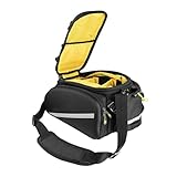 Fahrradtaschen – Gepäckträgertasche – wasserdichte große Elektroniktasche für Reisen, Radfahren, Camping, Mountainbiken, Einkaufen, Wandern