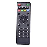 Ouitble TV Box Remote Control Replacement ABS Silicone Button Portable IR Controller for Android x96 x96mini x96w with 10m Range and Battery Not Included