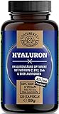 Hyaluron Kapseln - 1220mg je Tagesdosis - WICHTIG: 1220mg Hyaluronsäure PLUS Vitamin C, B12 & Zink für optimale Wirkung I 120 Kapseln (500-700 kDa) I Vegan & Laborgeprüft I aus DE I SCHEUNENGUT®