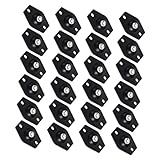 CONGARTENO 24 Stück Teiliges Möbelrollen mit Klebepads Geräuscharme Aufbewahrungsboxen und Mülltonnen Kratzfreie Räder für Flexible Mobilität Zuhause