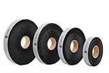 KAMAN Smart Equipments EPDM Zellkautschuk Dichtungsband einseitig, selbstklebend Moosgummi - 10meter je Rolle- Breite (5 bis 100) mm x Dicke (1 bis 20) mm Premium-Qualität -PRIME- (10x1)