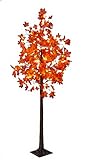 Northpoint LED Herbst Baum Herbstdeko Lichtbaum in Ahorn-Optik In- & Outdoor | 120 warmweiße LEDs | 180cm hoch | elastische Zweige | Timerfunktion | IP44 Spritzwassergeschützt