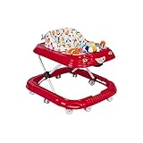 Baby Gehwagen Gehfrei Lauflernwagen Babywalker Lauflernhilfe Alpina (Rot)