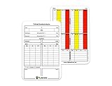 MyReferee Schiedsrichter Spielnotizkarten Fussball 100 Stück NEUE GENERATION gemäß DFBnet