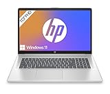 HP Laptop / 17,3' FHD Display / Intel Core i5-1334U / 16 GB DDR4 RAM / 256 GB SSD / Intel Iris Xᵉ-Grafikkarte / Windows 11 / QWERTZ / Silber